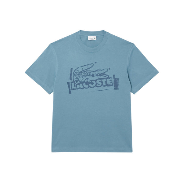 Lacoste T-shirt T-shirt Uomo con maxi stampa stencil 3 P25 - LACOSTETH0284 - CUN - 3 - Francavilla Moda